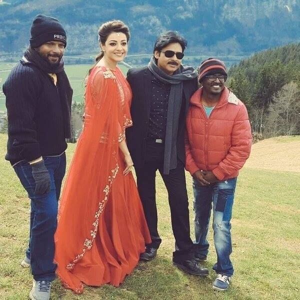 Kajal Agarwal on the shoot of Sardaar Gabbar Singh Latest Photos