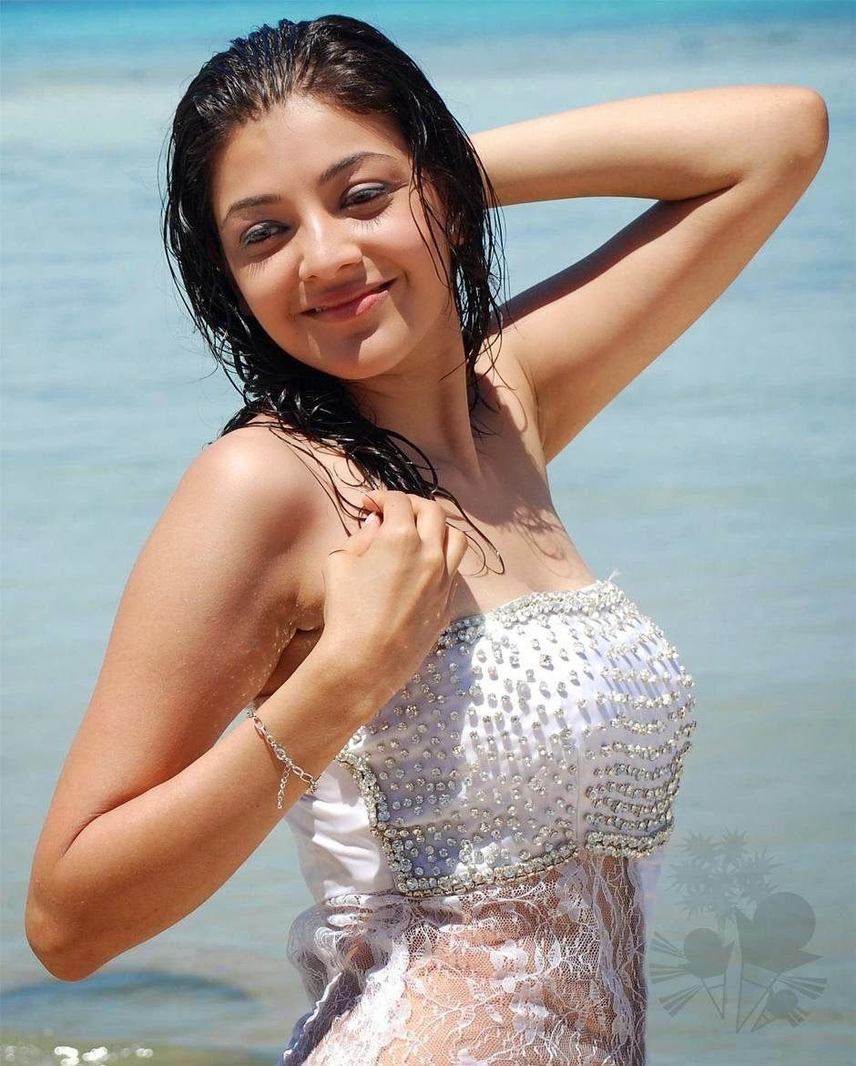 Kajal Agarwal Sizzling Hot Beach Pictures