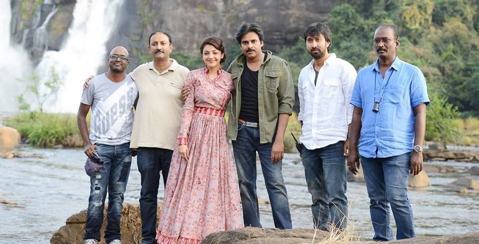 Kajal on Sardaar Gabbar Singh Shooting Spot Photos