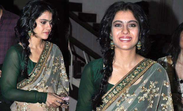 kajol devgan mukherjee Beautiful Saree Pics