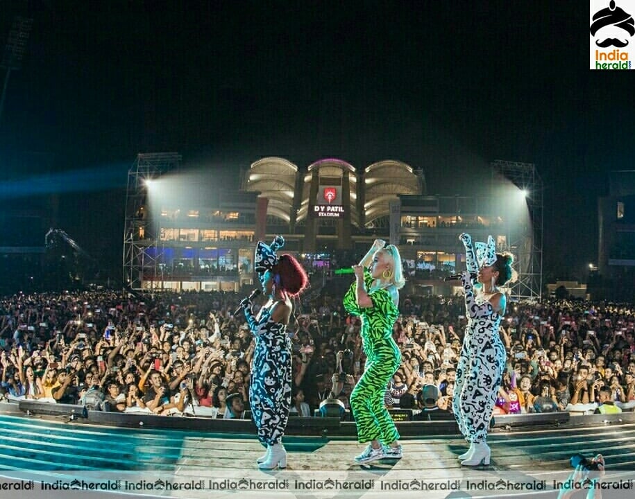 Katy Perry And Dua Lipa Performing At D Y Patil Sports Stad