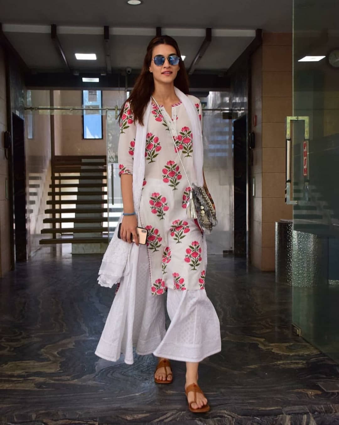 Kriti Sanon Spotted In Floral Dress