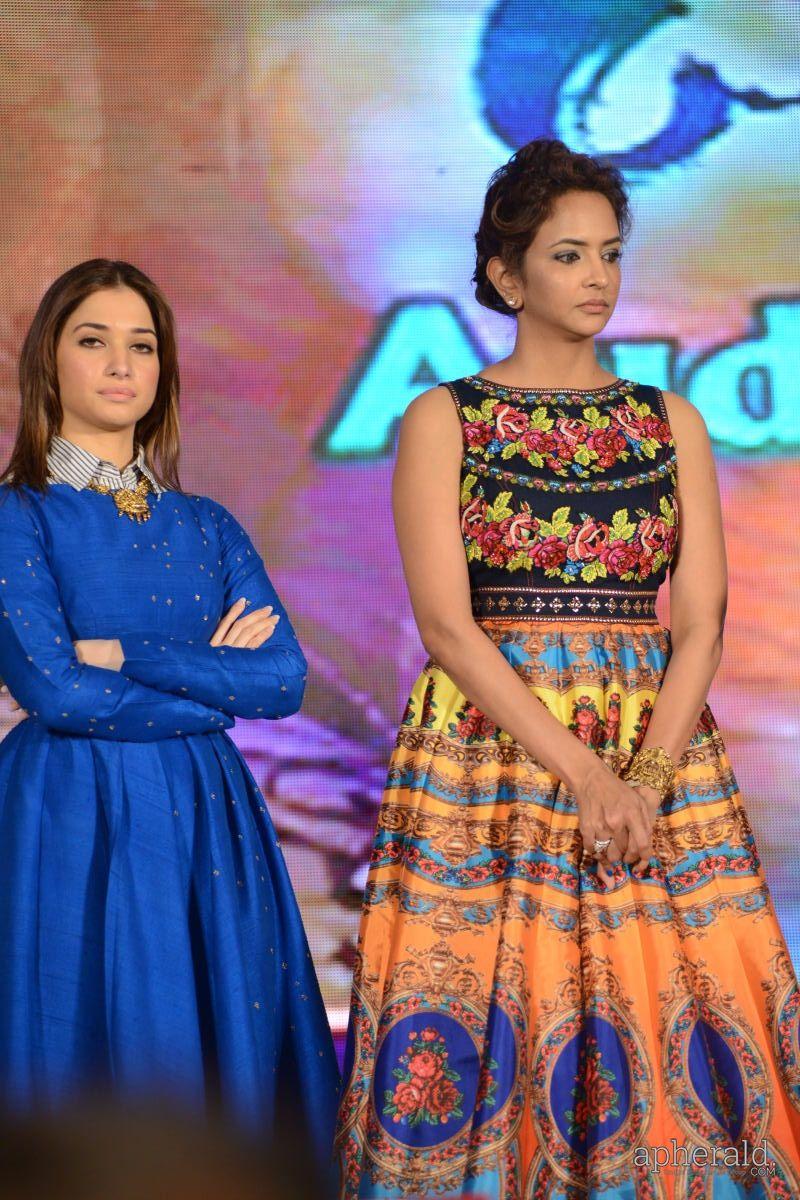 Lakshmi Manchu And Tamannah stills At Dongata audioa launch