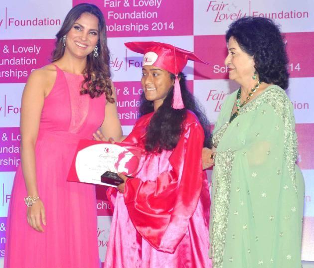 Lara Dutta at the Fair Lovely Foundation