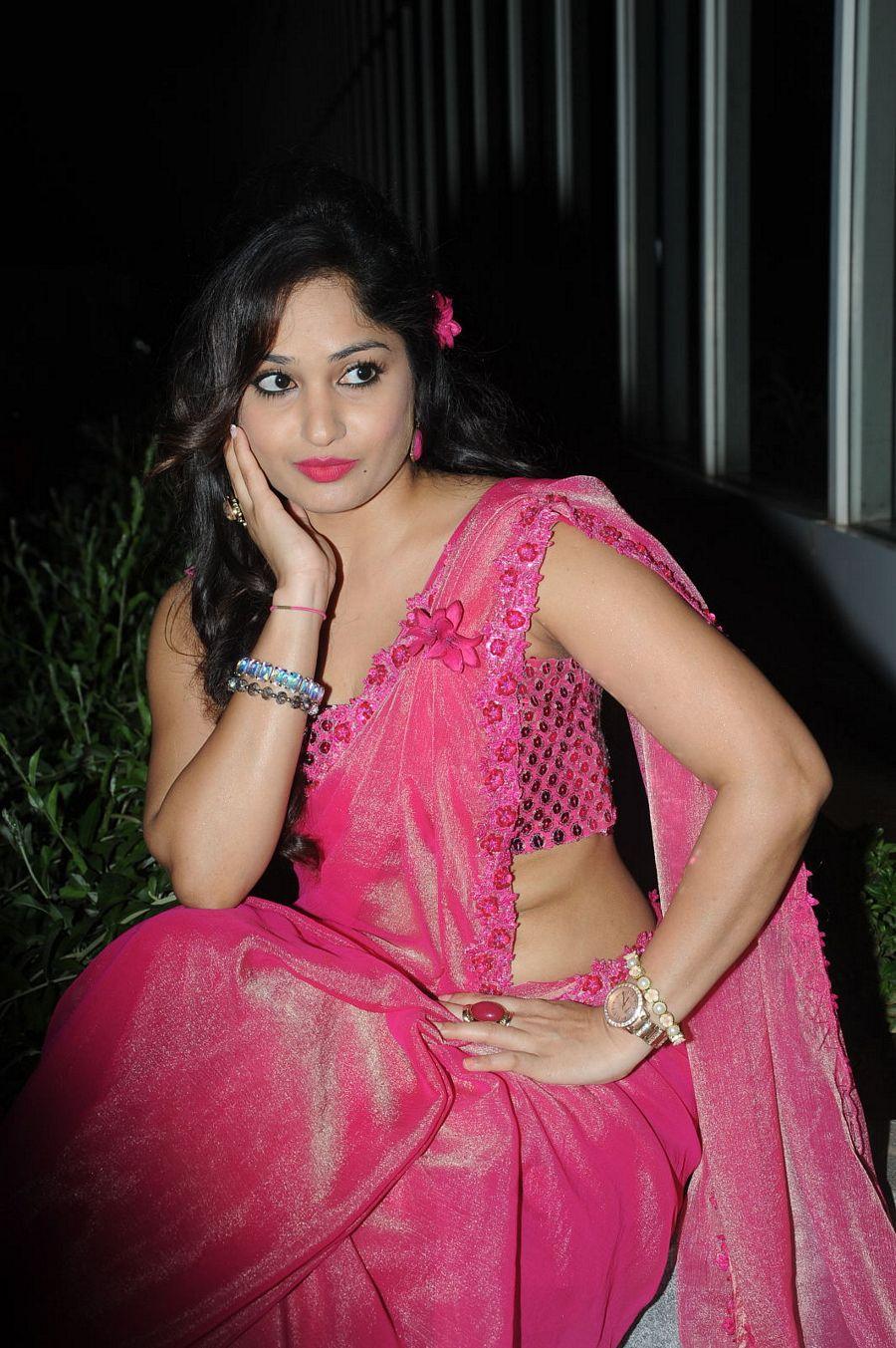 Madhavi Latha Sexy Saree Pics