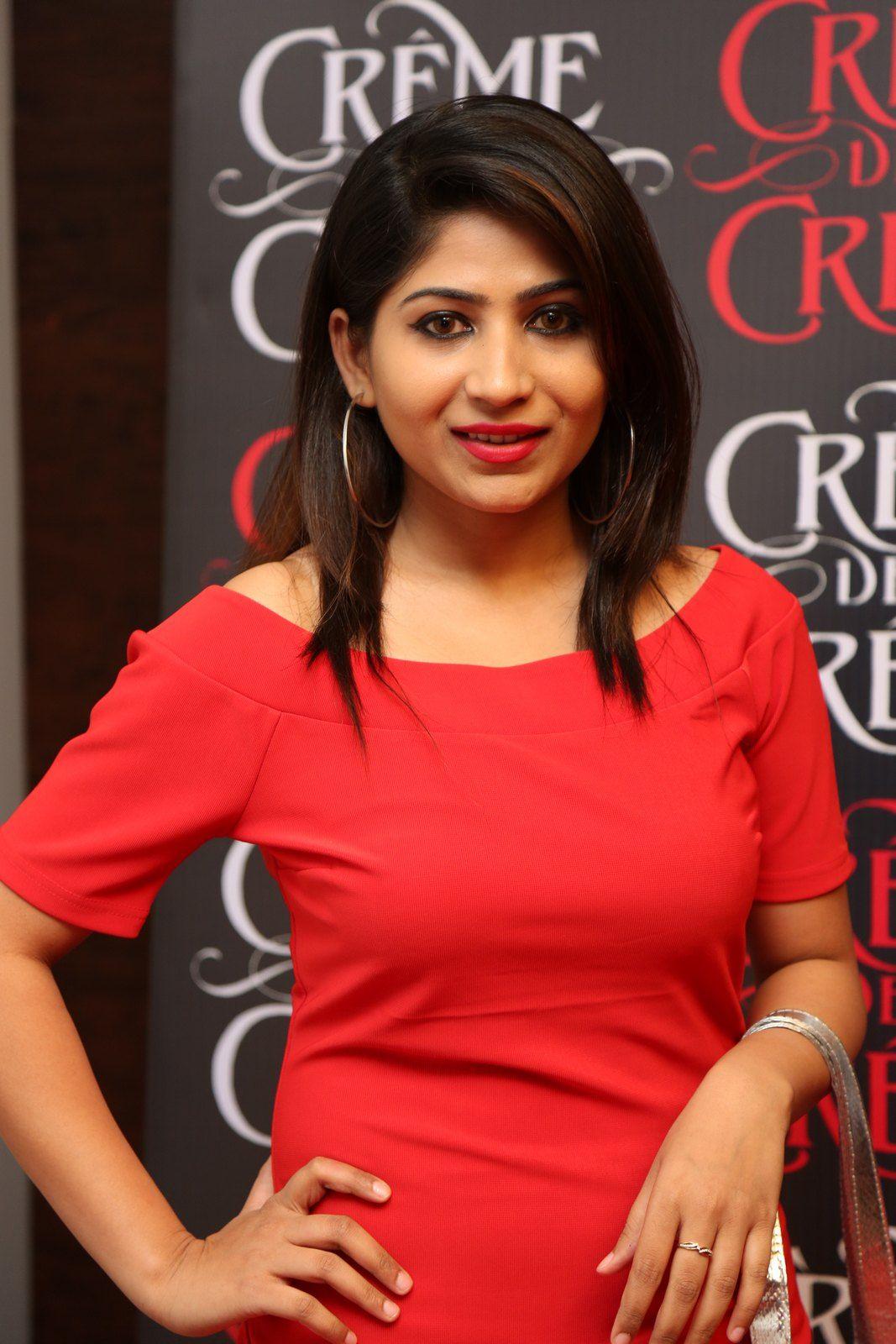 Madhulagna Das Red Dress Pics