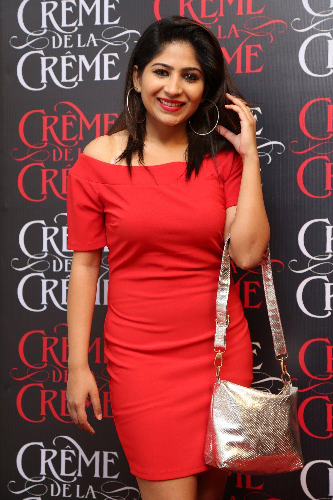 Madhulagna Das Red Dress Pics