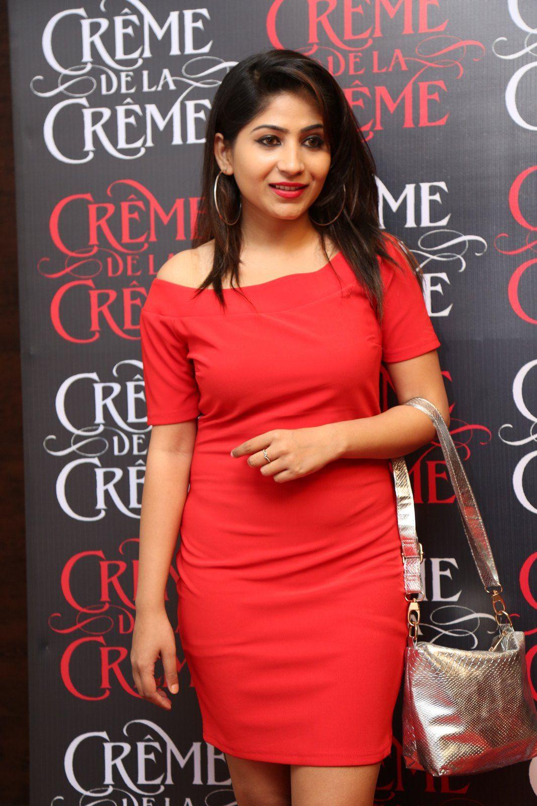 Madhulagna Das Red Dress Pics