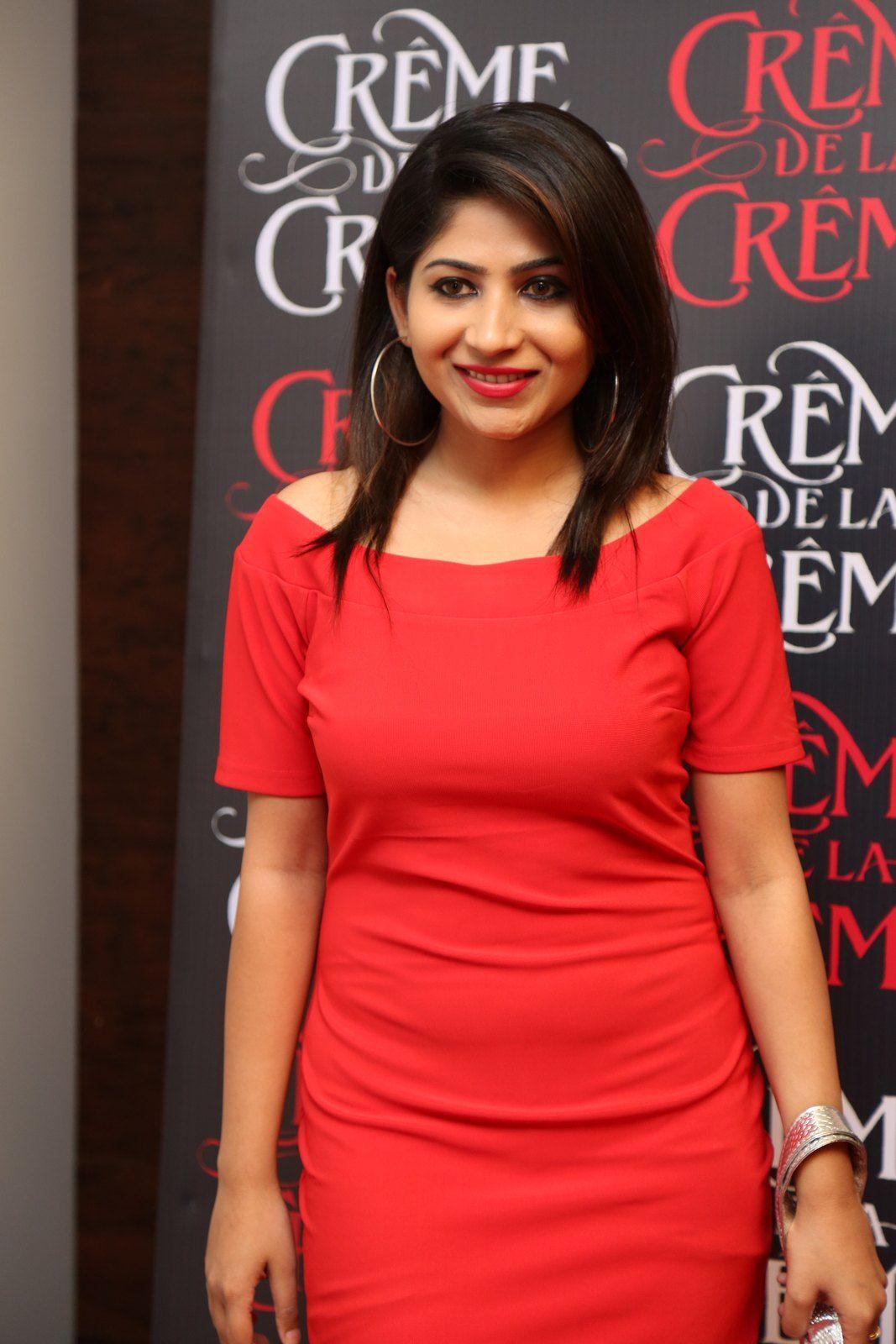 Madhulagna Das Red Dress Pics
