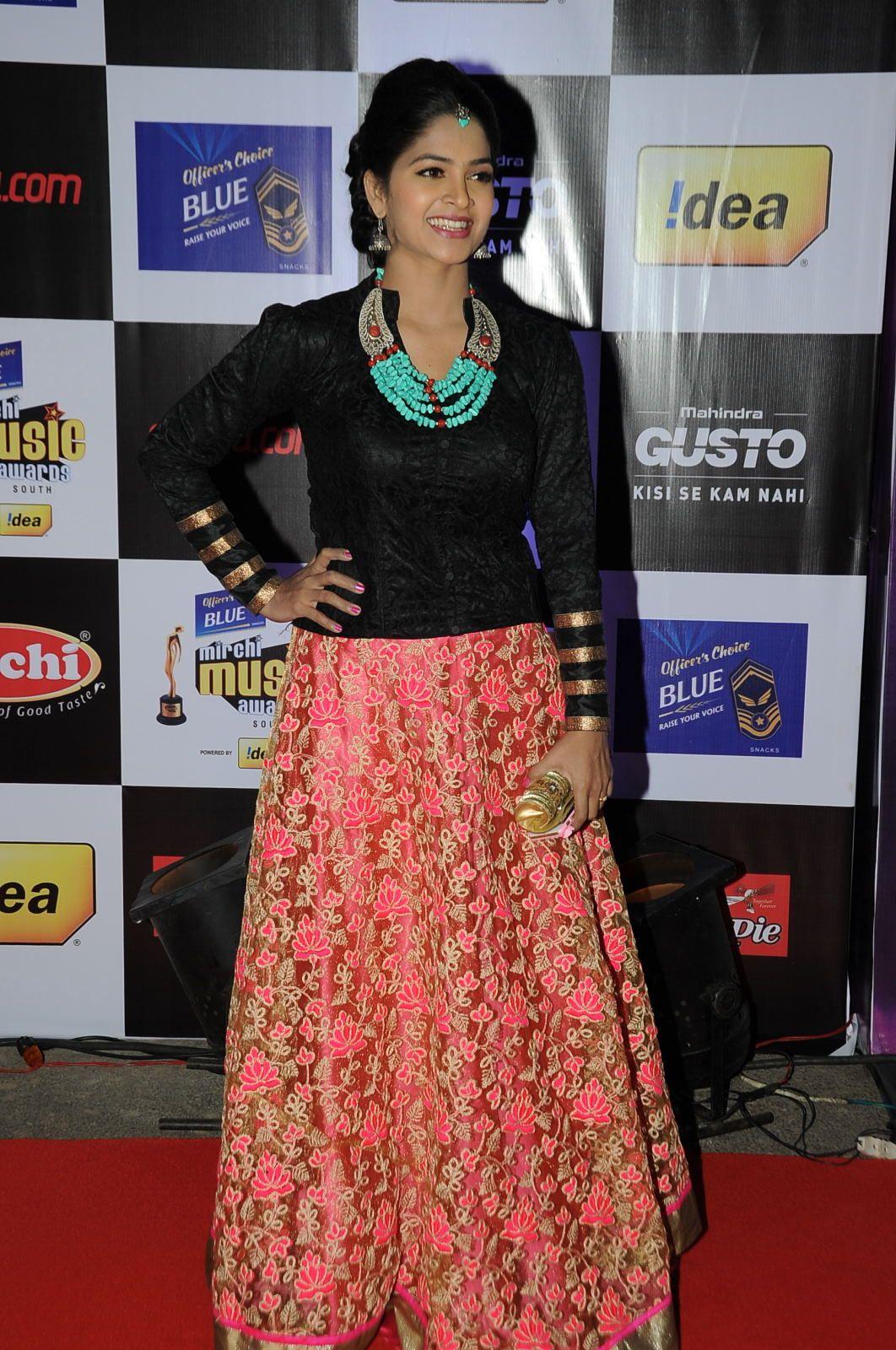 Madhumitha Stills At Mirchi Music Awards