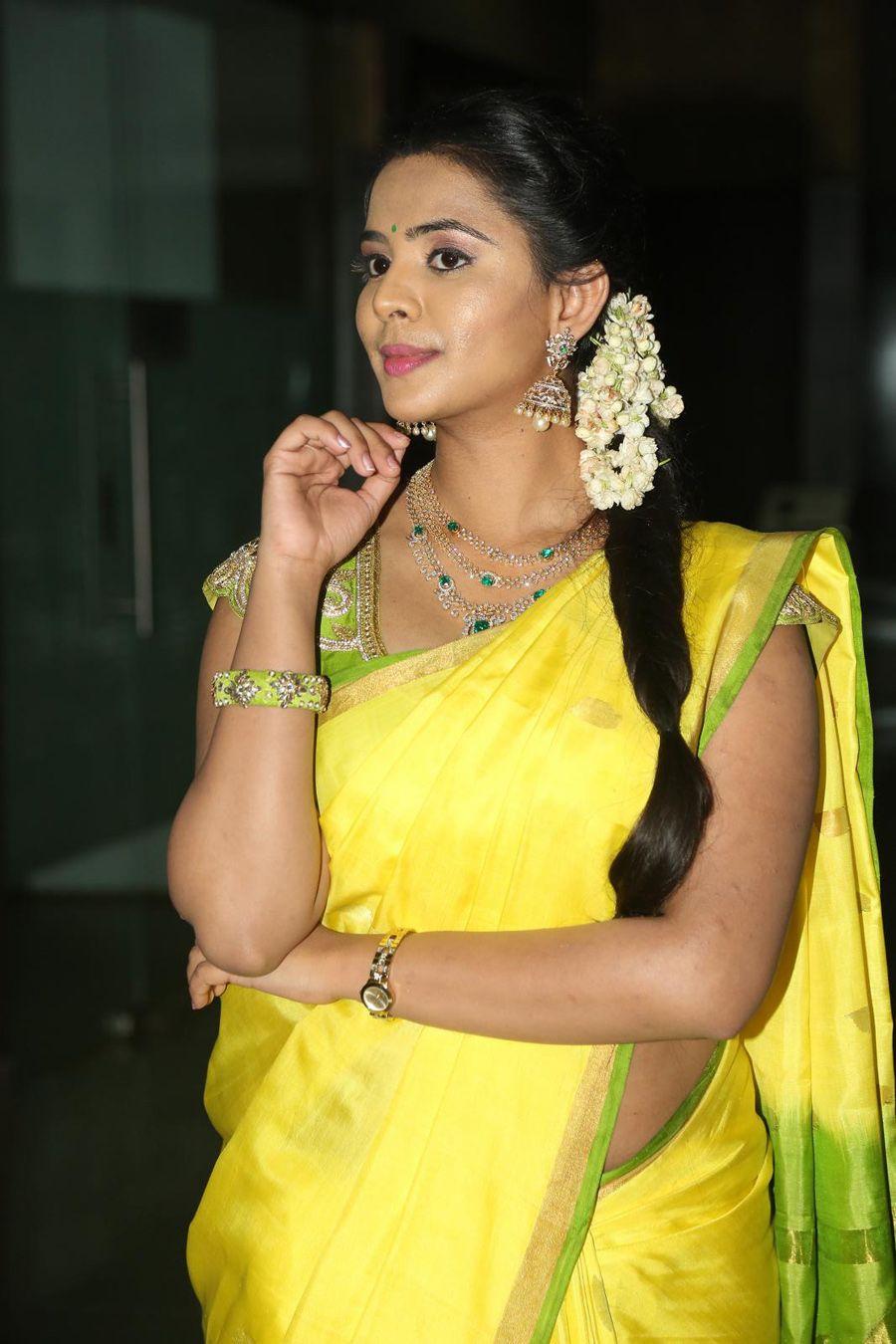 Manasa Stills at Savitri Audio Launch