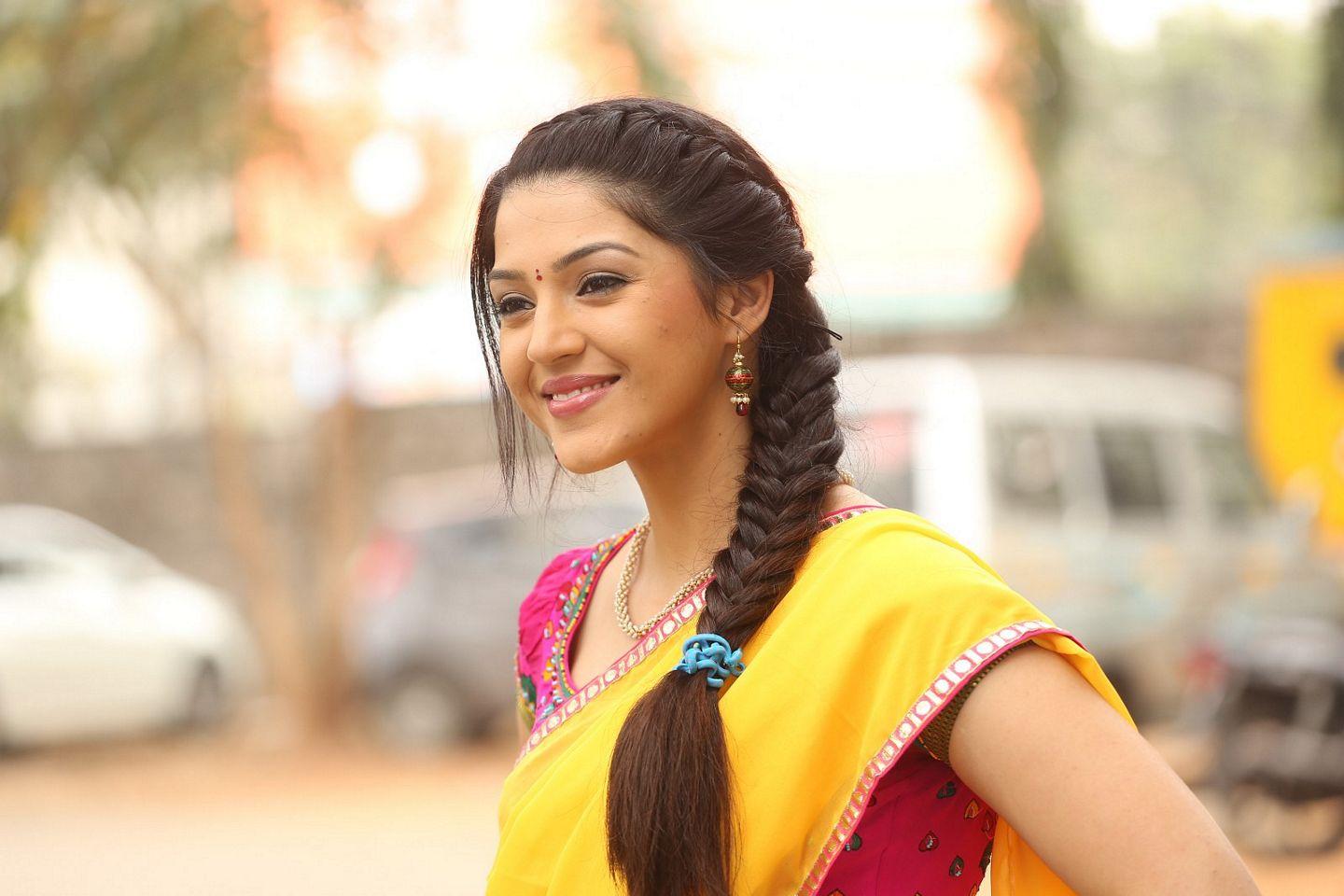 Mehrene Kaur Half Saree Stills