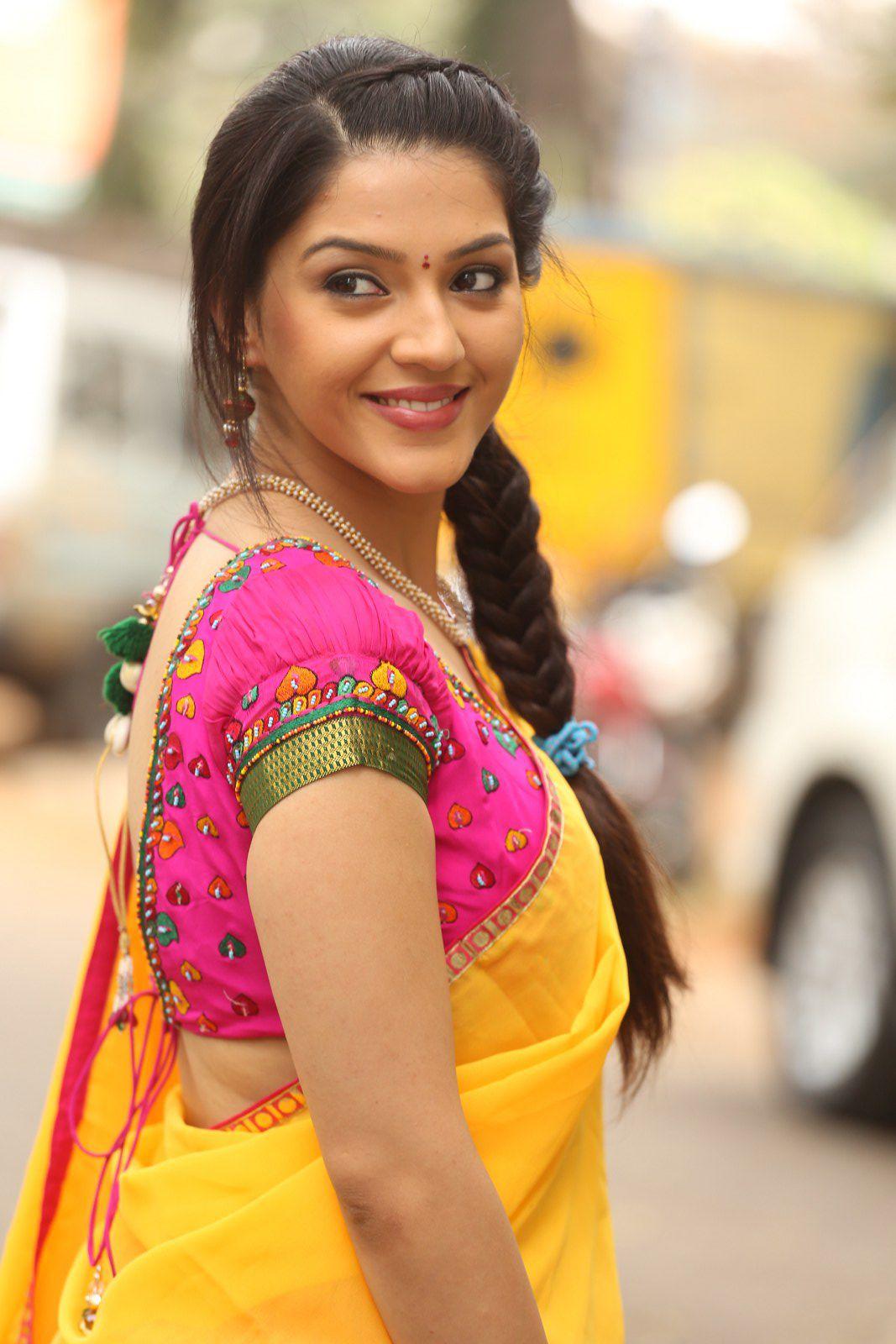 Mehrene Kaur Half Saree Stills