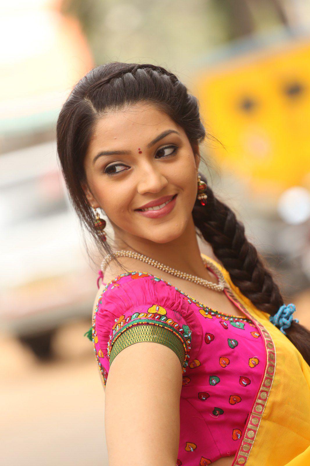 Mehrene Kaur Half Saree Stills