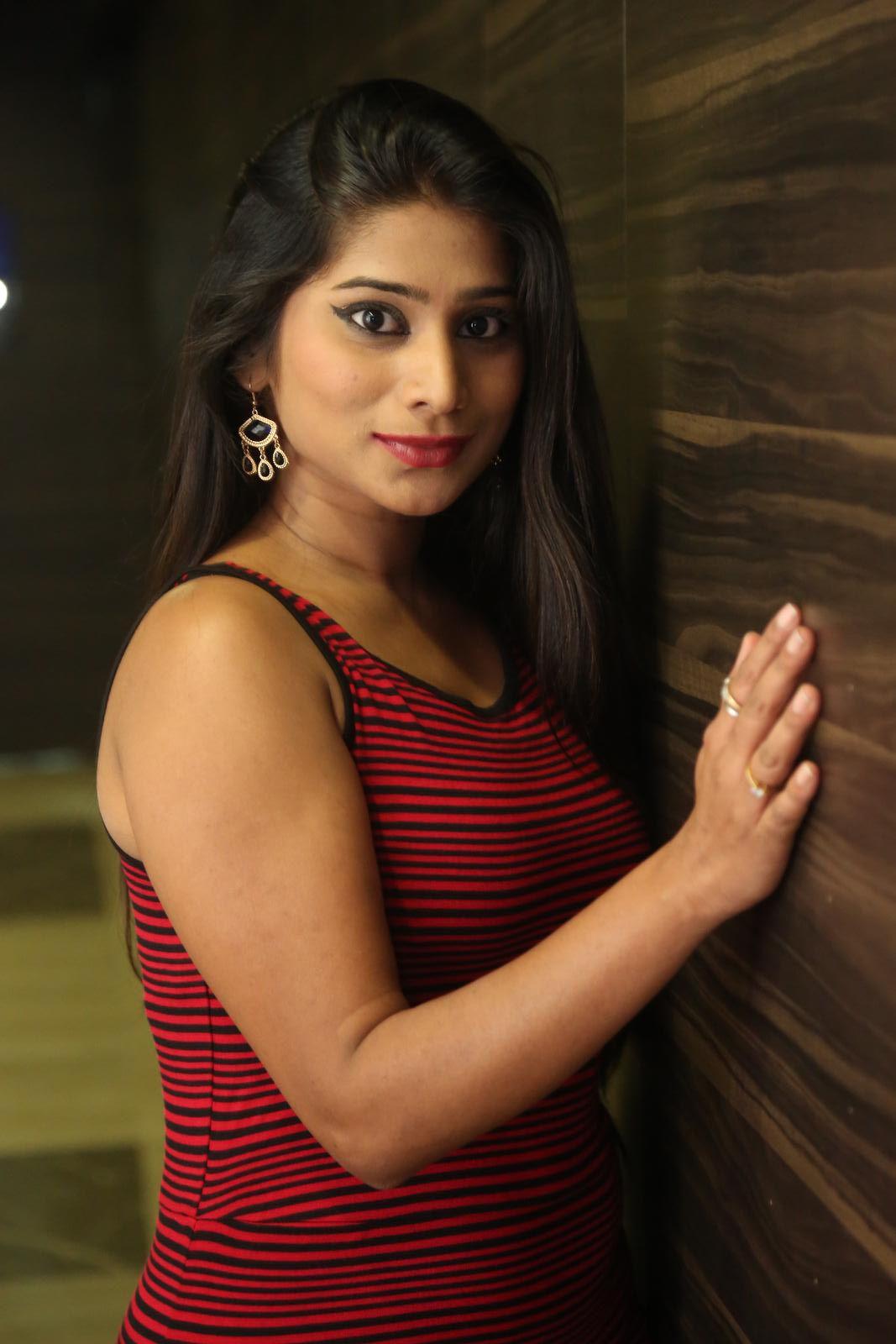 Midhuna Half Saree Pics