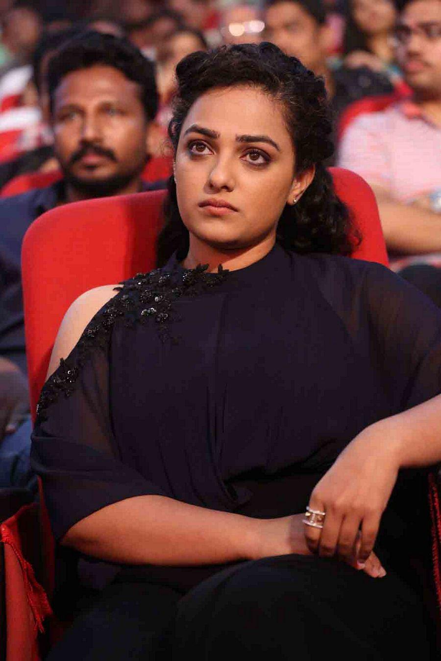 Nithya Menon Stills at Janatha Garage Audio Launch