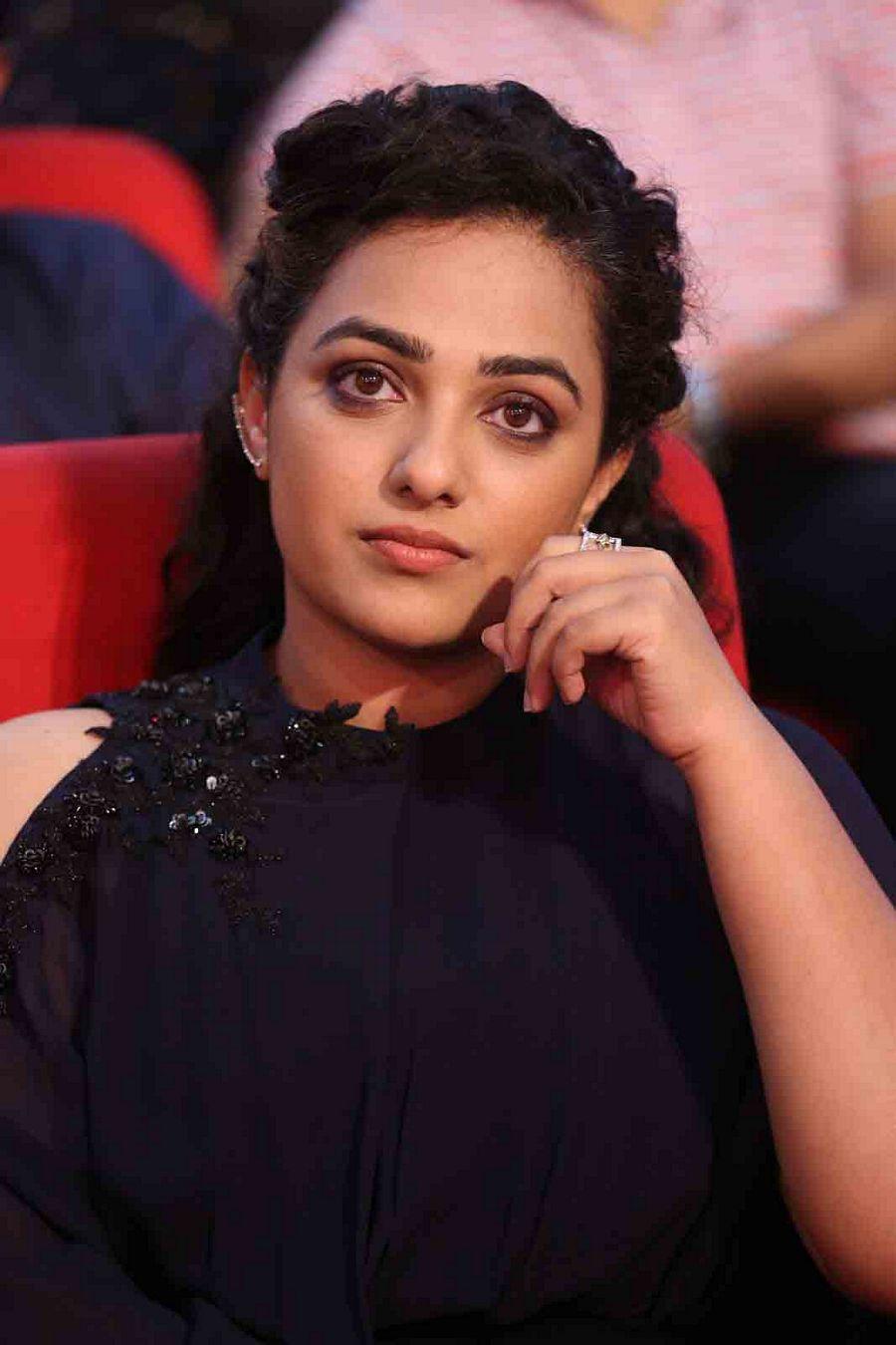 Nithya Menon Stills at Janatha Garage Audio Launch