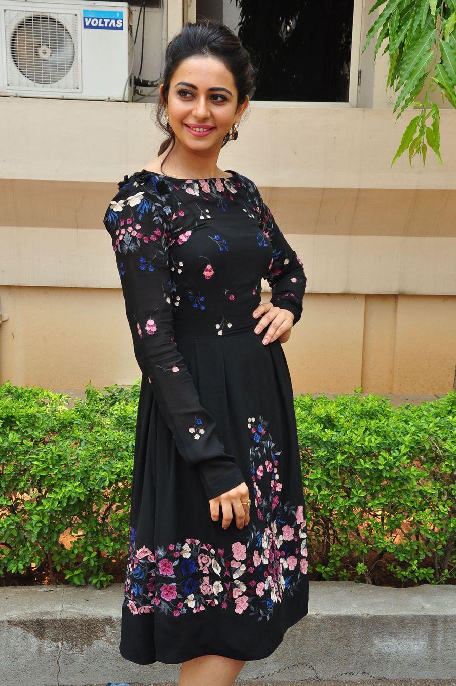 Rakul Preet Singh Stills at Sarrainodu Press Meet