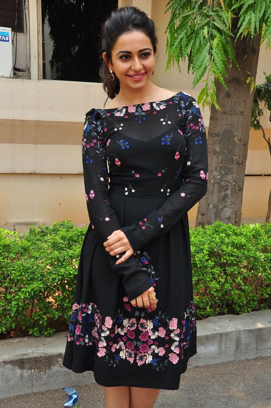 Rakul Preet Singh Stills at Sarrainodu Press Meet