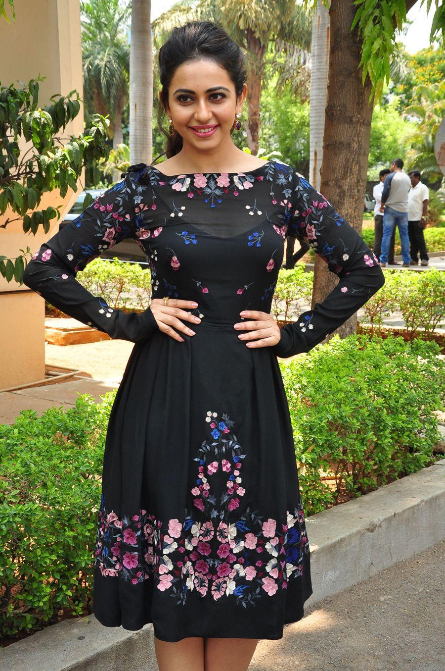 Rakul Preet Singh Stills at Sarrainodu Press Meet