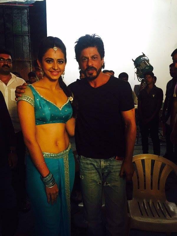 Rakul Preet Singh with  Shah Rukh Khan