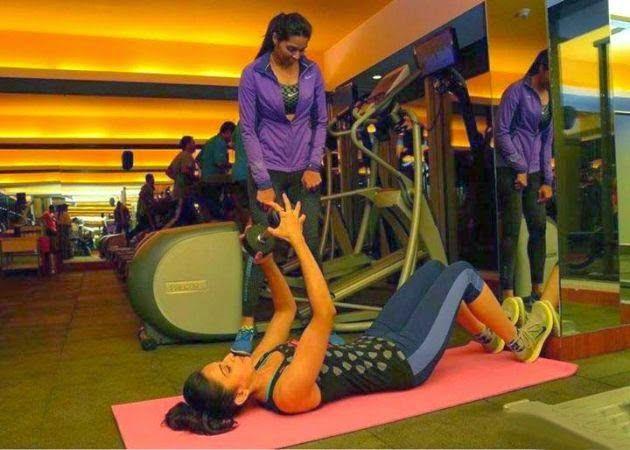 Rakul Preet Singh Workout GYM Photos