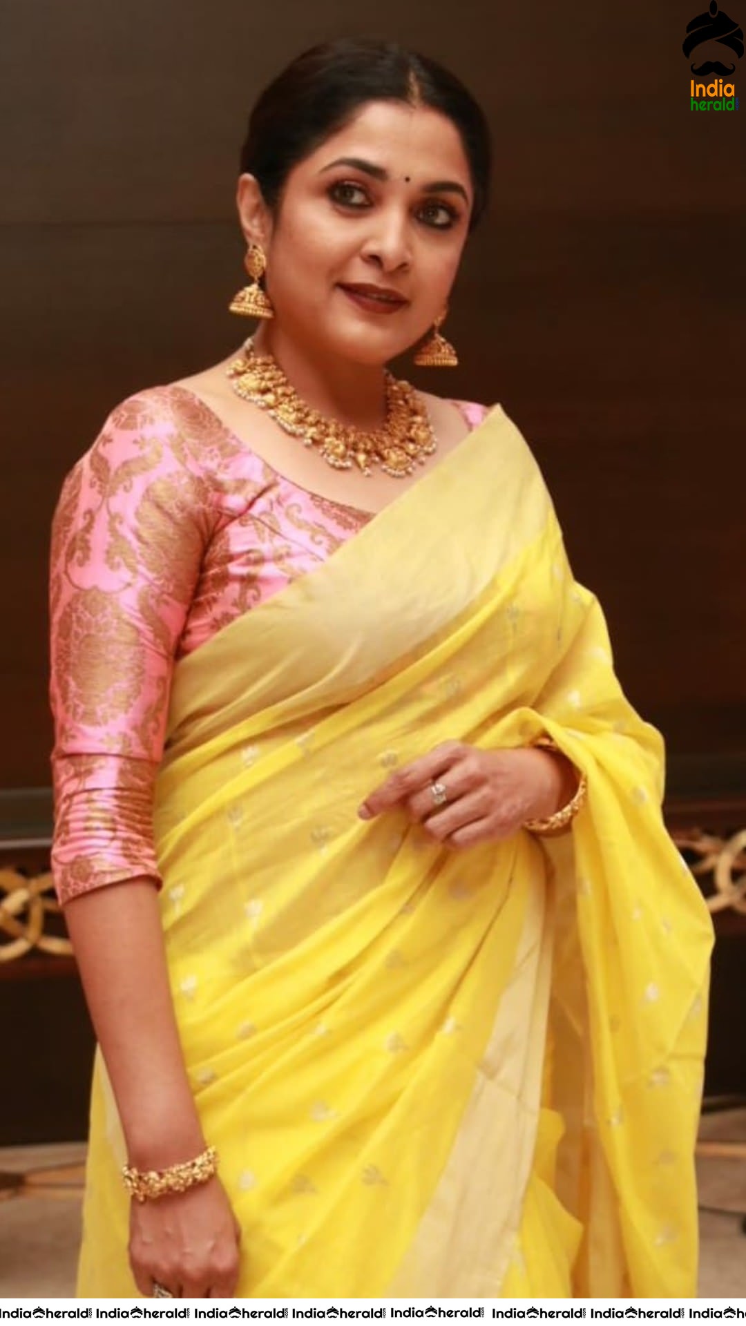 Ramya Krishnan From The Press Meet Of Web Series Queen