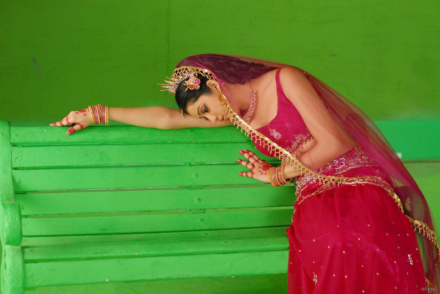 Richa Panai Beautiful Saree Images