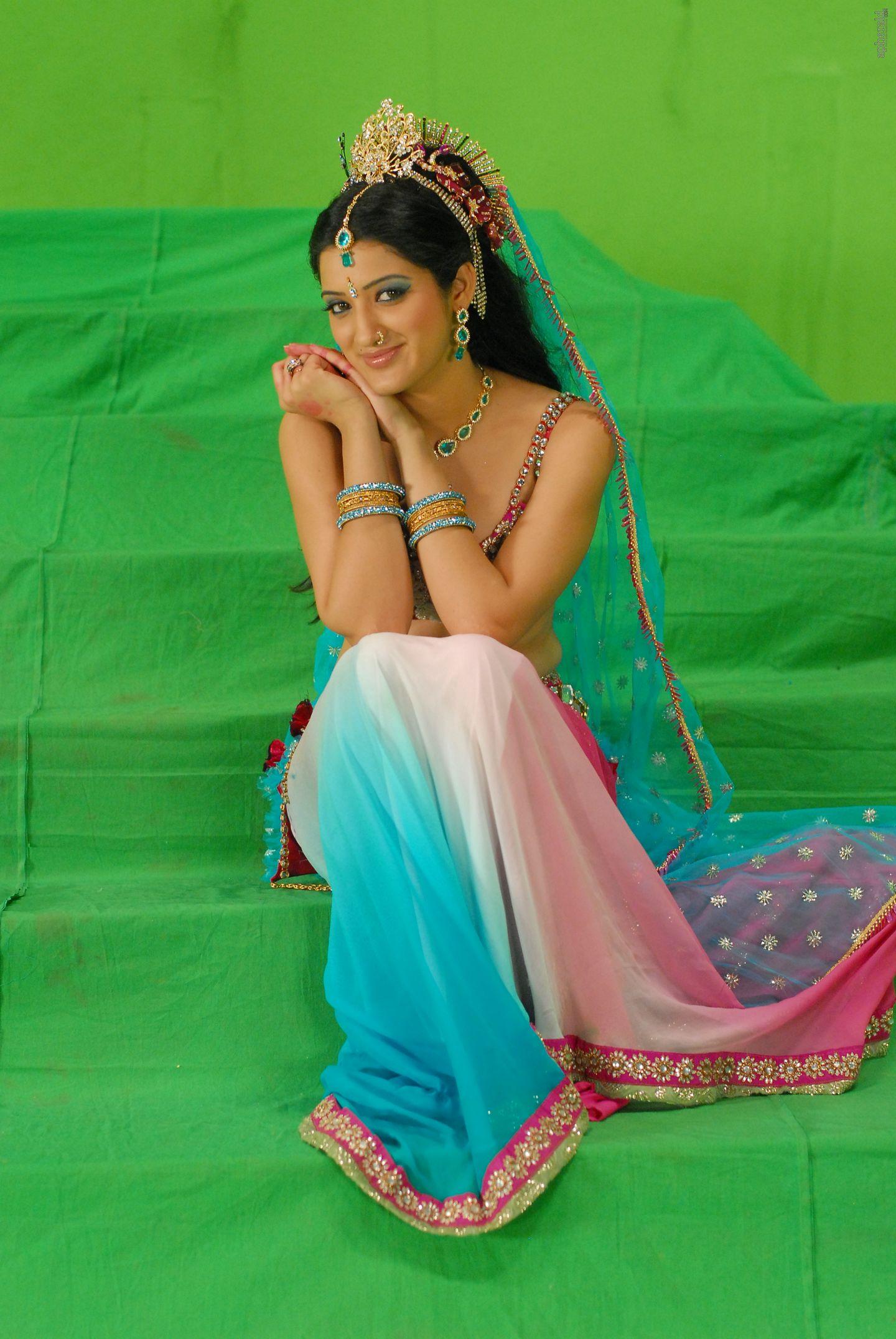 Richa Panai Beautiful Saree Images