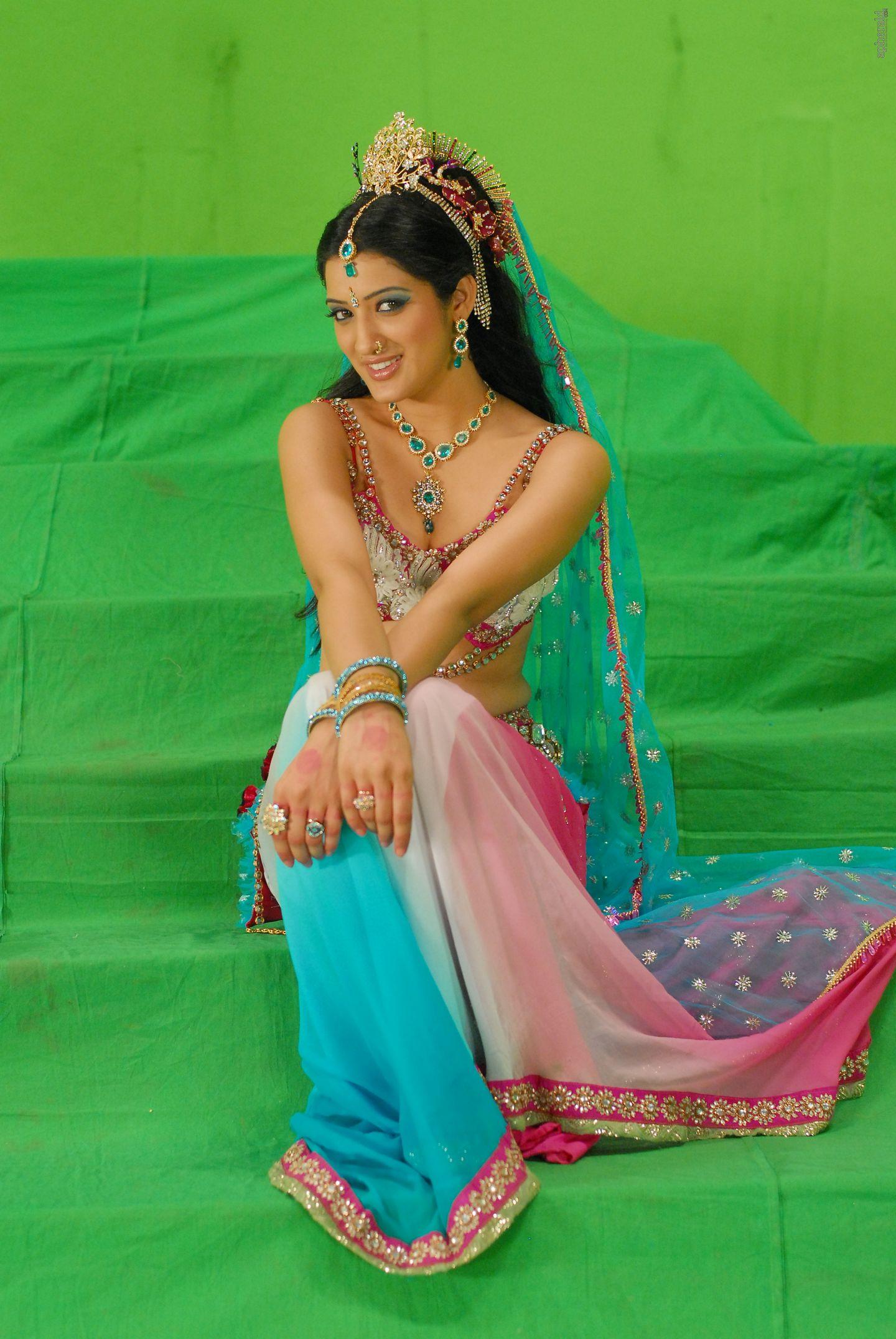 Richa Panai Beautiful Saree Images