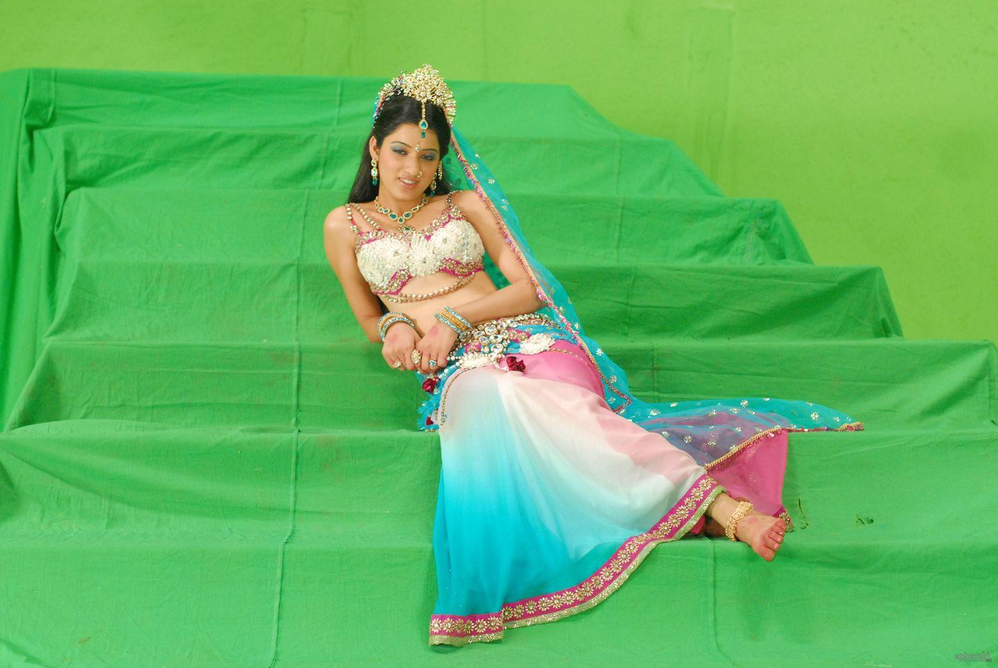 Richa Panai Beautiful Saree Images