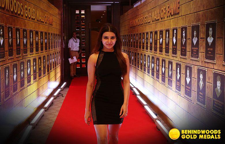 Samantha at Behindwood Awards