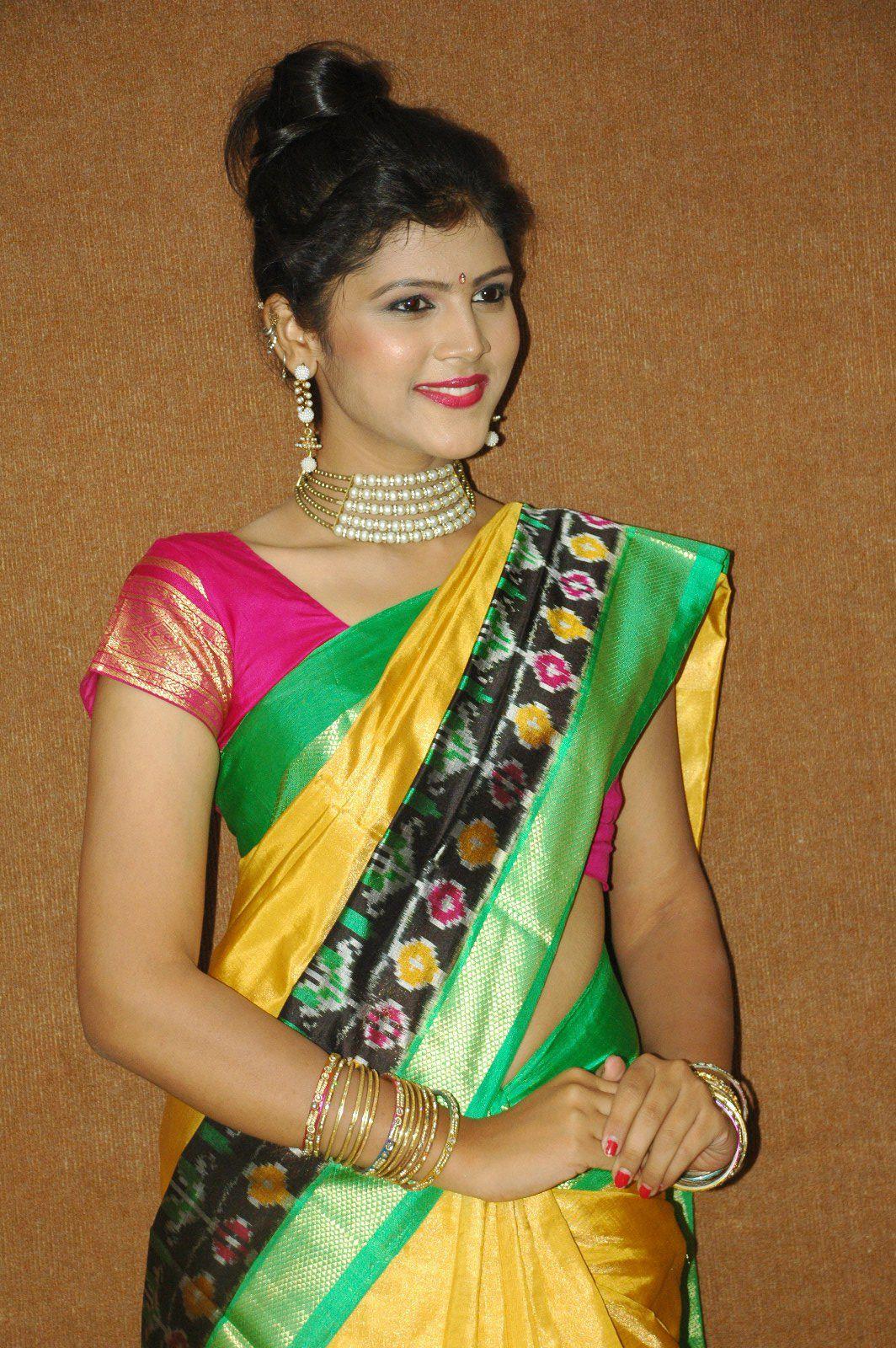 Sangeetha Kamath Beautiful Saree Photos