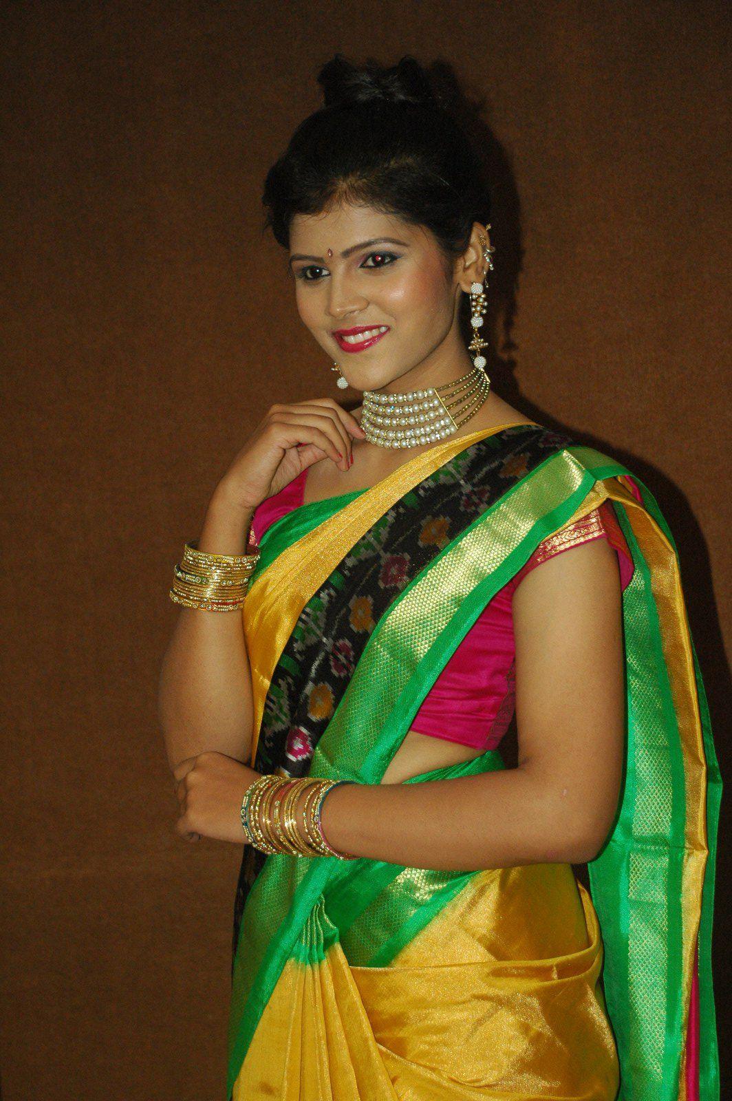 Sangeetha Kamath Beautiful Saree Photos