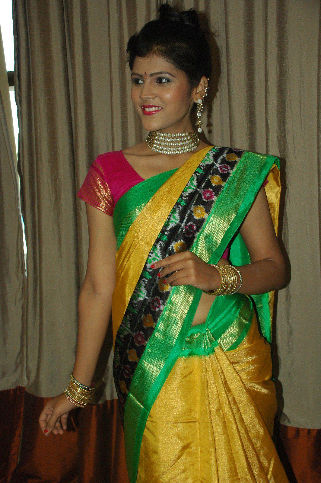 Sangeetha Kamath Beautiful Saree Photos