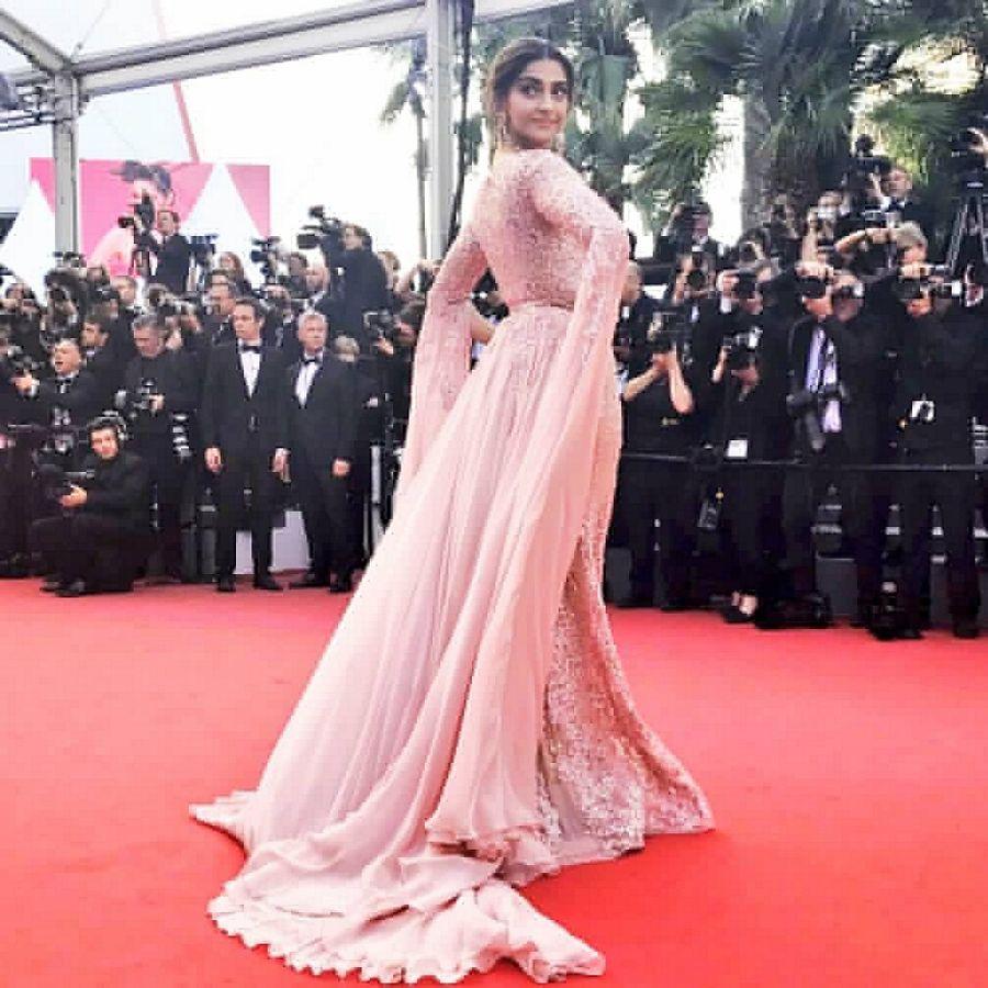 Sonam Kapoor On the Red Carpet at Cannes Film Festival 2017