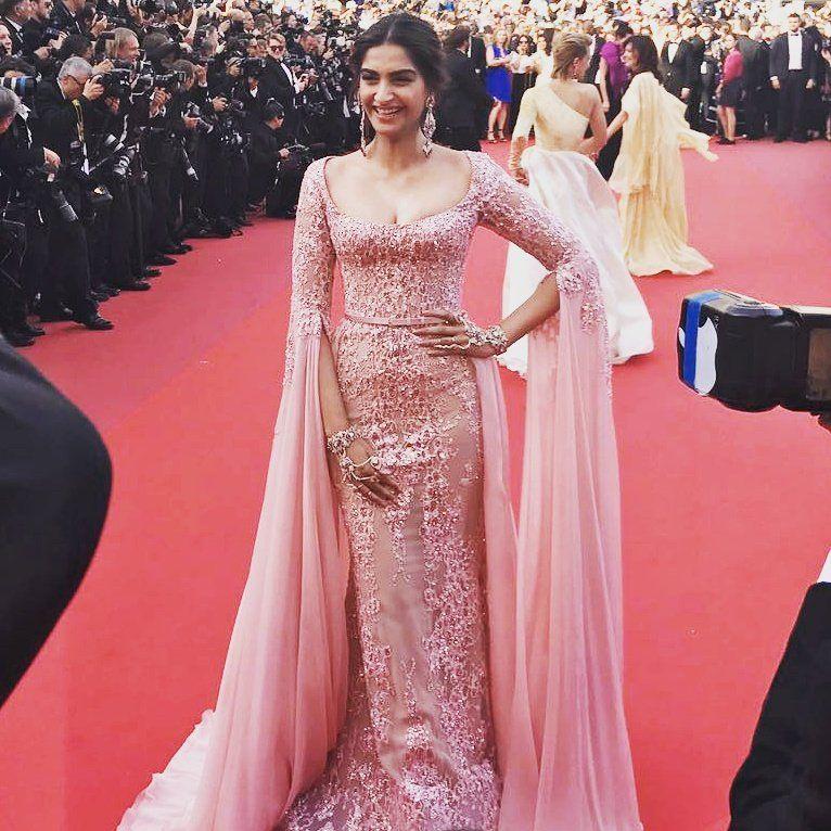 Sonam Kapoor On the Red Carpet at Cannes Film Festival 2017