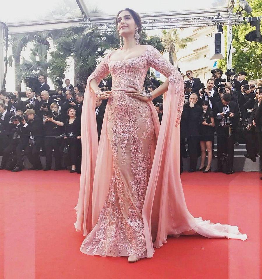 Sonam Kapoor On the Red Carpet at Cannes Film Festival 2017