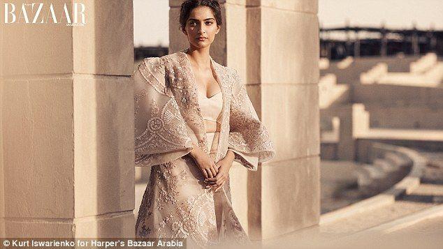 Sonam Kapoor Photoshoot For Bazaar