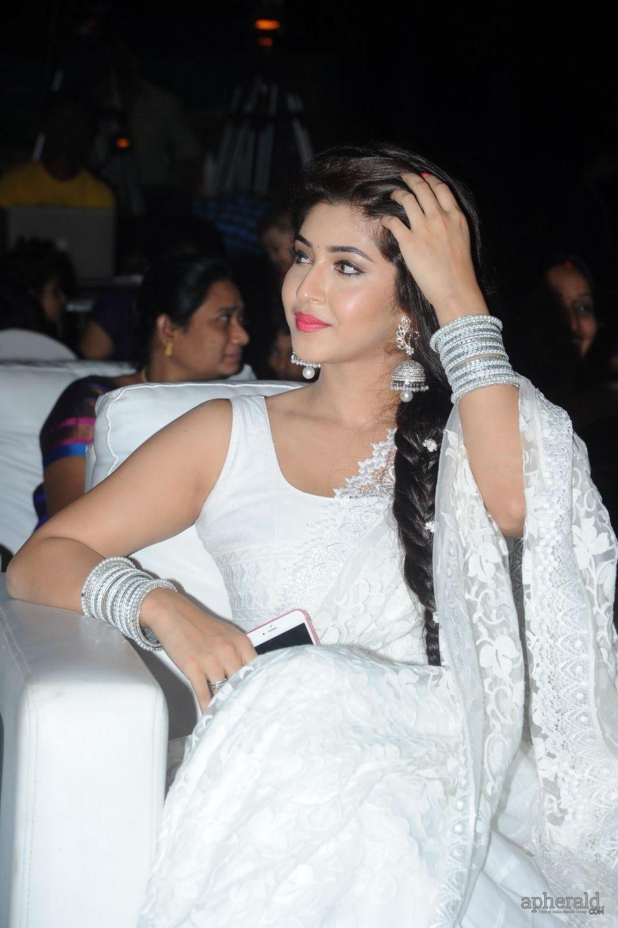 Sonarika Stills At Jadoogadu Audio Launch