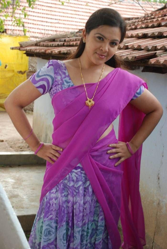 Swetha Half Saree Photos