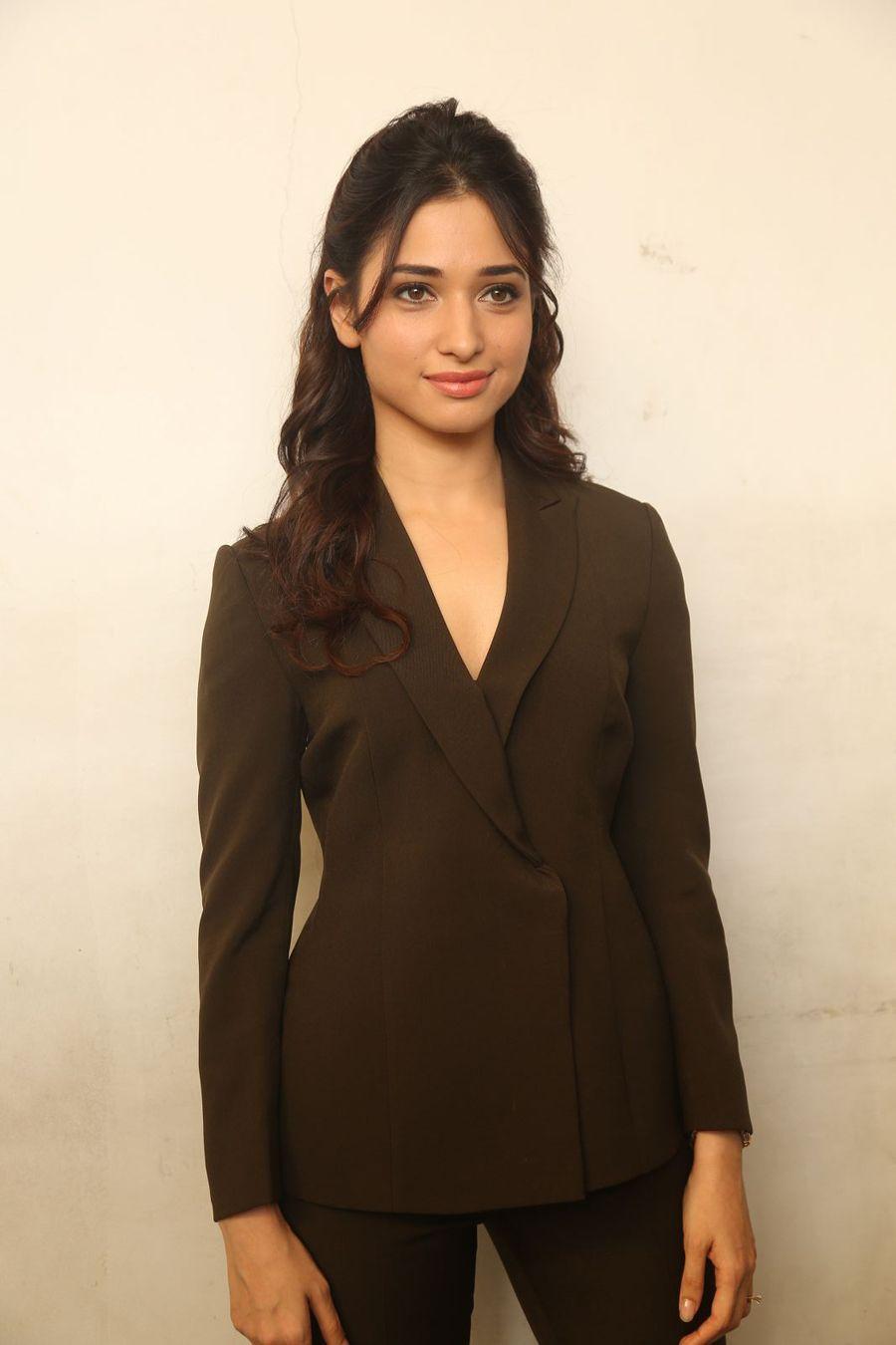 Tamanna at Oopiri Press Meet Photos