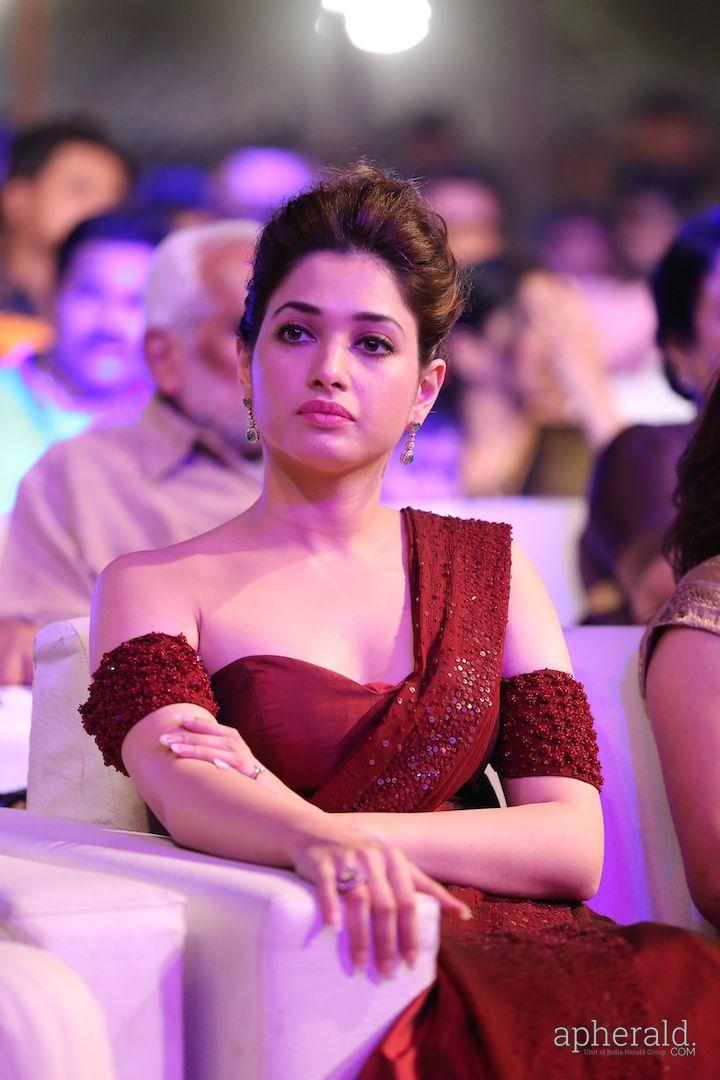 Tamnnah Cute Pics At Baahubali Audio Function