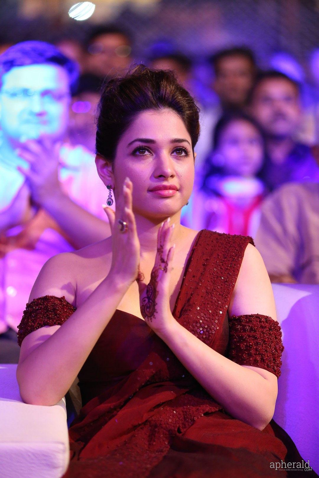 Tamnnah Cute Pics At Baahubali Audio Function