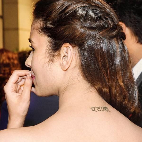 Unseened Actress Tattoos photos