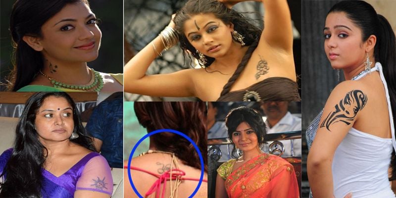 Unseened Actress Tattoos photos