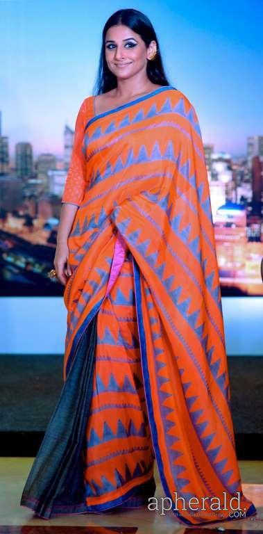 Vidya Balan Beautiful Saree Pics