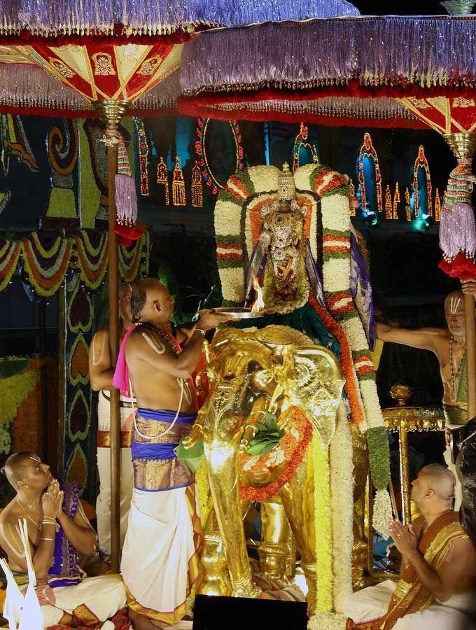 2018 Tirumala Brahmotsavams Gaja Vahanam Seva