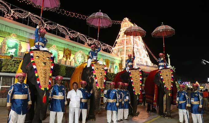 2018 Tirumala Brahmotsavams Gaja Vahanam Seva