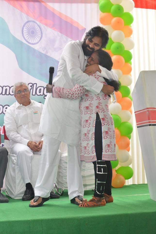 72nd Independence day celebrations at JanaSena Party office